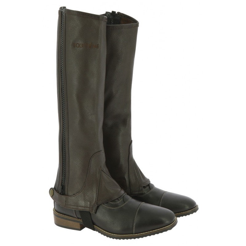EQUITHÈME Leather Half Chaps