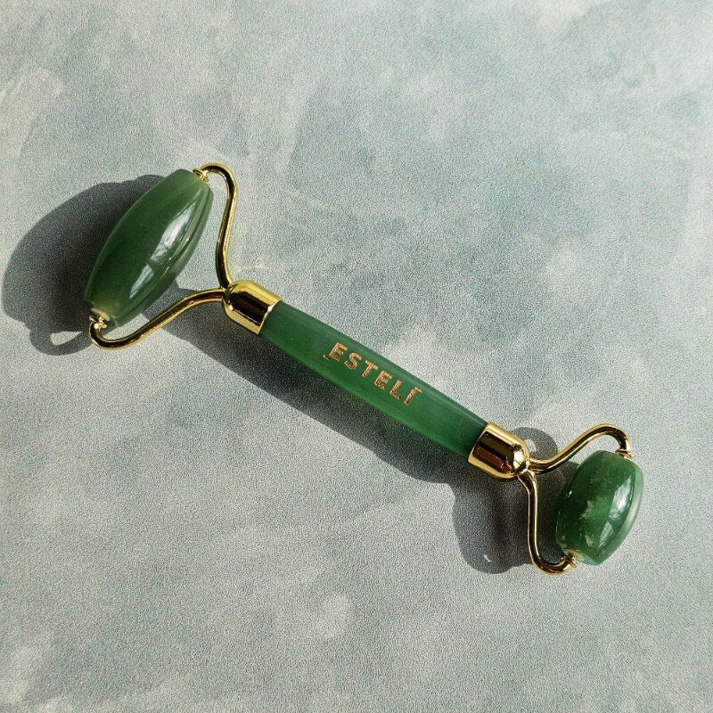 Green Aventurine Facial Roller - Esteli - Little Red General Store