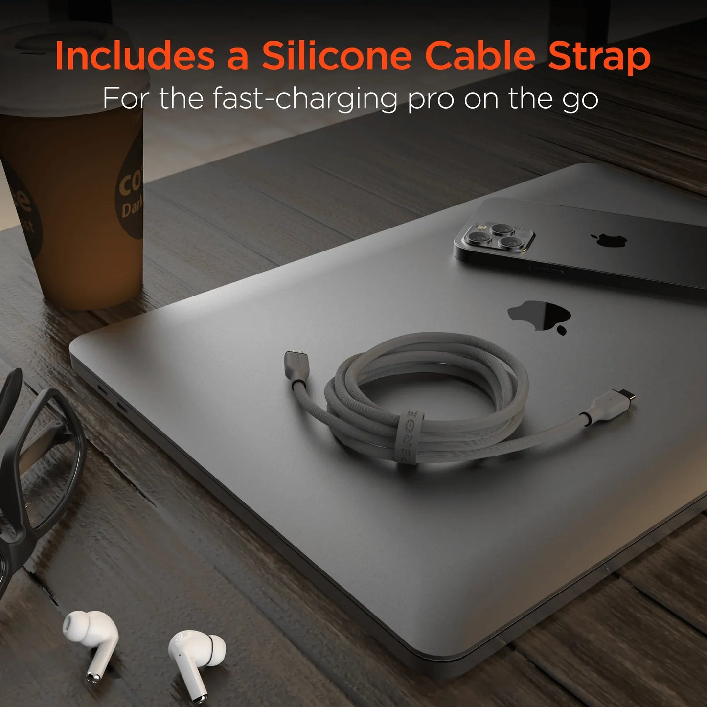 HyperGear Flexi PRO USB-C to Lightning Cable 4ft