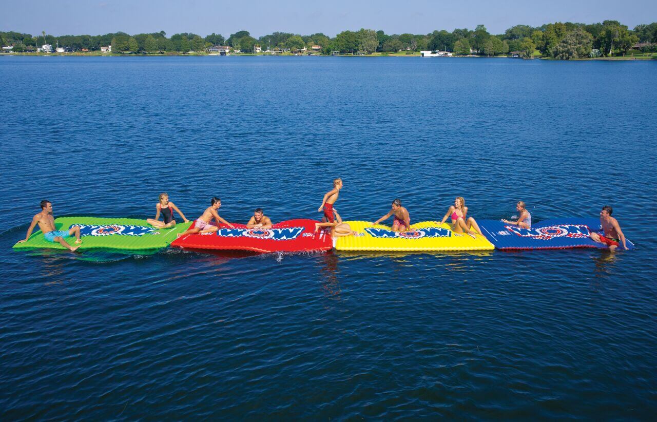 WOW Sports Floating Water Walkway For The Pool Or Lake - Blue (12-2030)