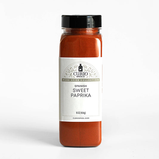 Curio Chile, Paprika, Spanish Sweet Bulk Jar (16 oz) - 6 Pack Case