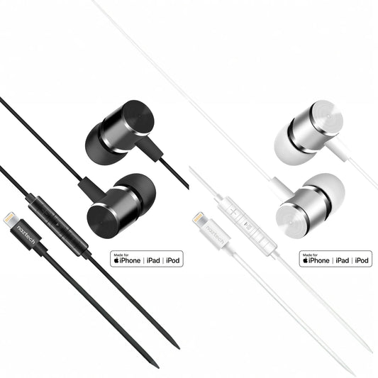 Naztech Platinum High Fidelity Lightning Earbuds