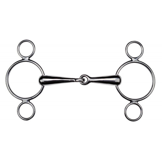 Feeling Continental Gag Bit, 3-Ring Cheeks