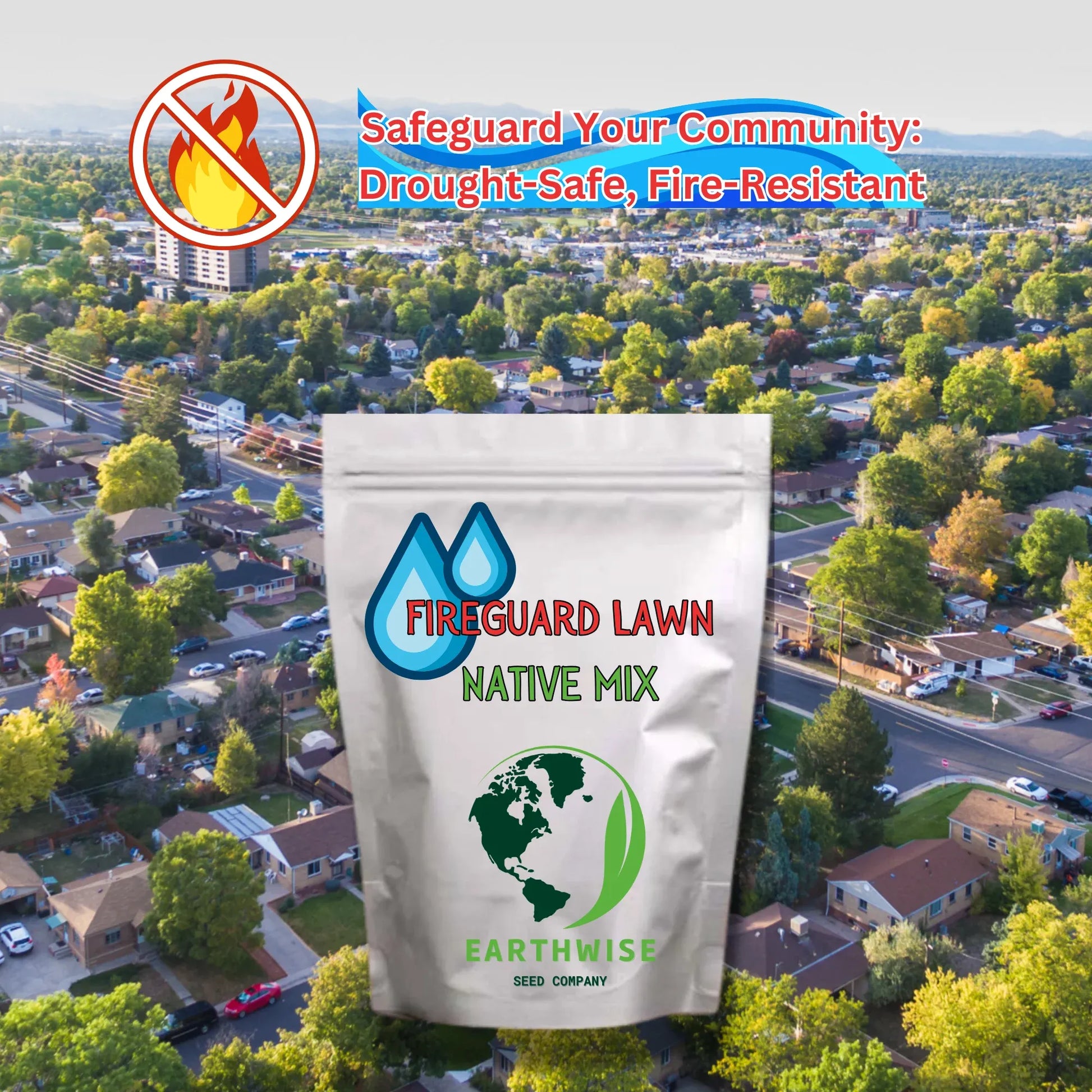 Fireguard Lawn Native Mix - Fire-Resistant Turf