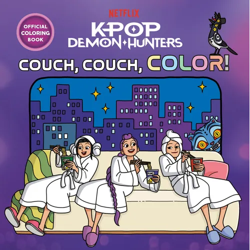 Kpop Demon Hunters: Couch, Couch, Color! Official Coloring Book