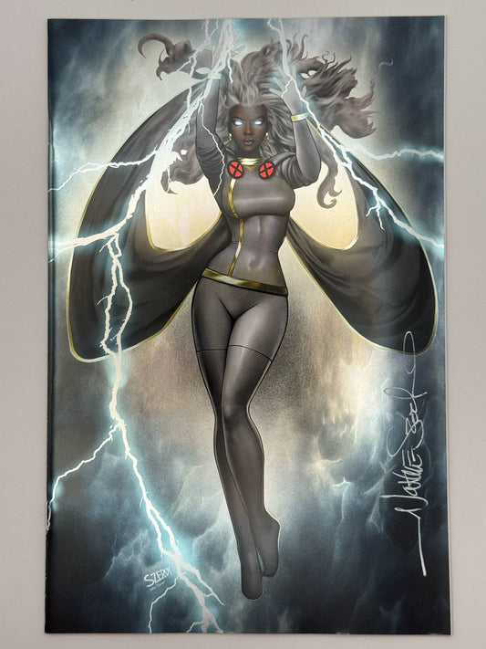 [Signed by Nathan Szerdy] [FOIL] STORM #1 UNKNOWN COMICS NATHAN SZERDY EXCLUSIVE VIRGIN CONVENTION VAR IN STOCK