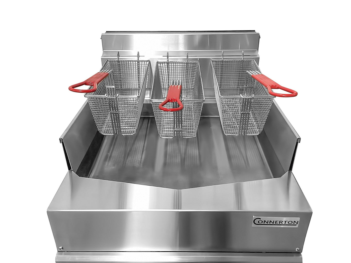 Connerton - CSF - 24 - Commercial Thermostatic SHALLOW FRYER with 2 or 3 Baskets, Total 60.000 BTUs best for Frying and Grilling - Freezeandfry.com - Little Red General Store