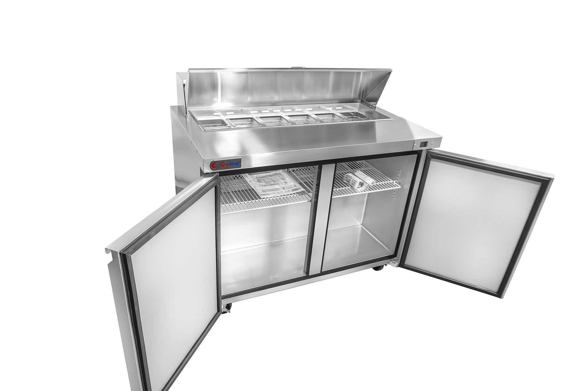 Commercial Refrigerated - Salad/Sandwich Prep Table 48", 12 pan Capacity. - Freezeandfry.com - Little Red General Store