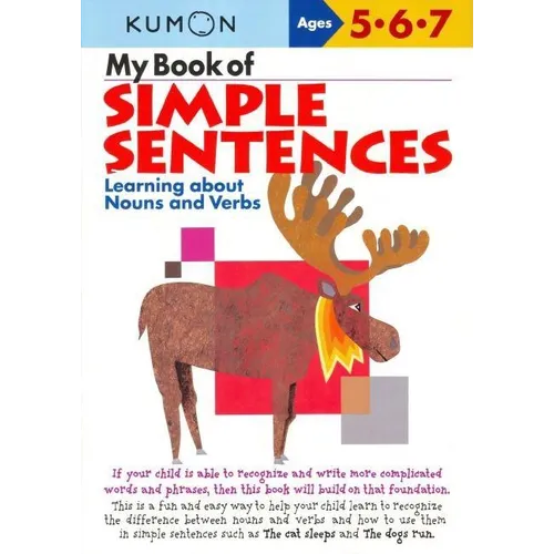 Kumon My Book of Simple Sentences