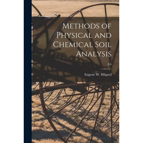 Methods of Physical and Chemical Soil Analysis; C6