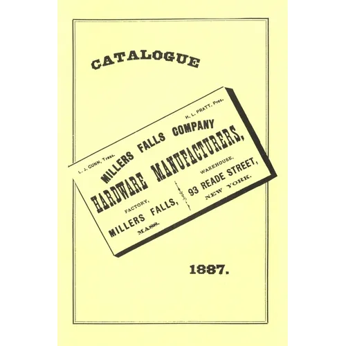 Millers Falls Co. 1887 Catalog