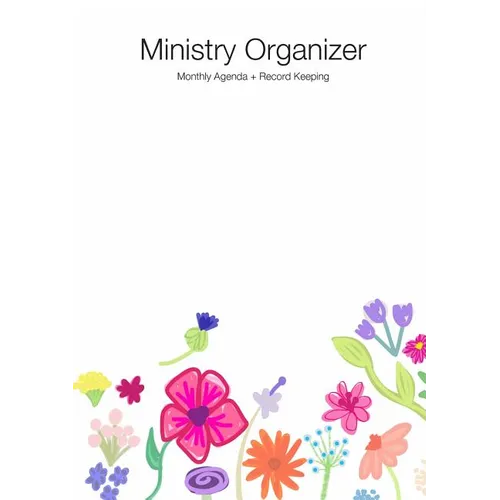 Jehovah's Witnesses Ministry Organizer, Month at a Glance Agenda + Records + Notes