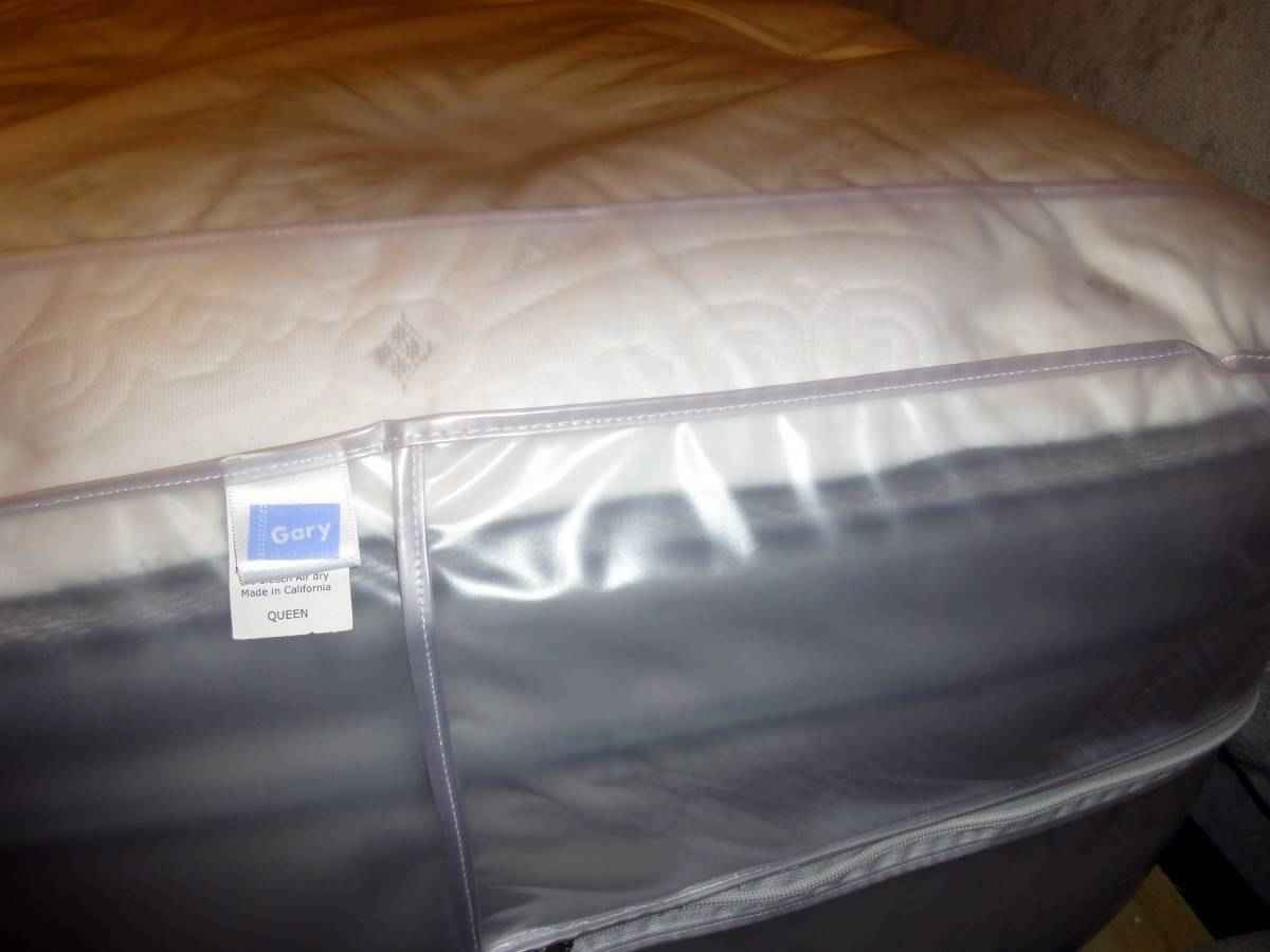 Gary Heavy Duty Plastic Mattress Cover Protector, California Queen