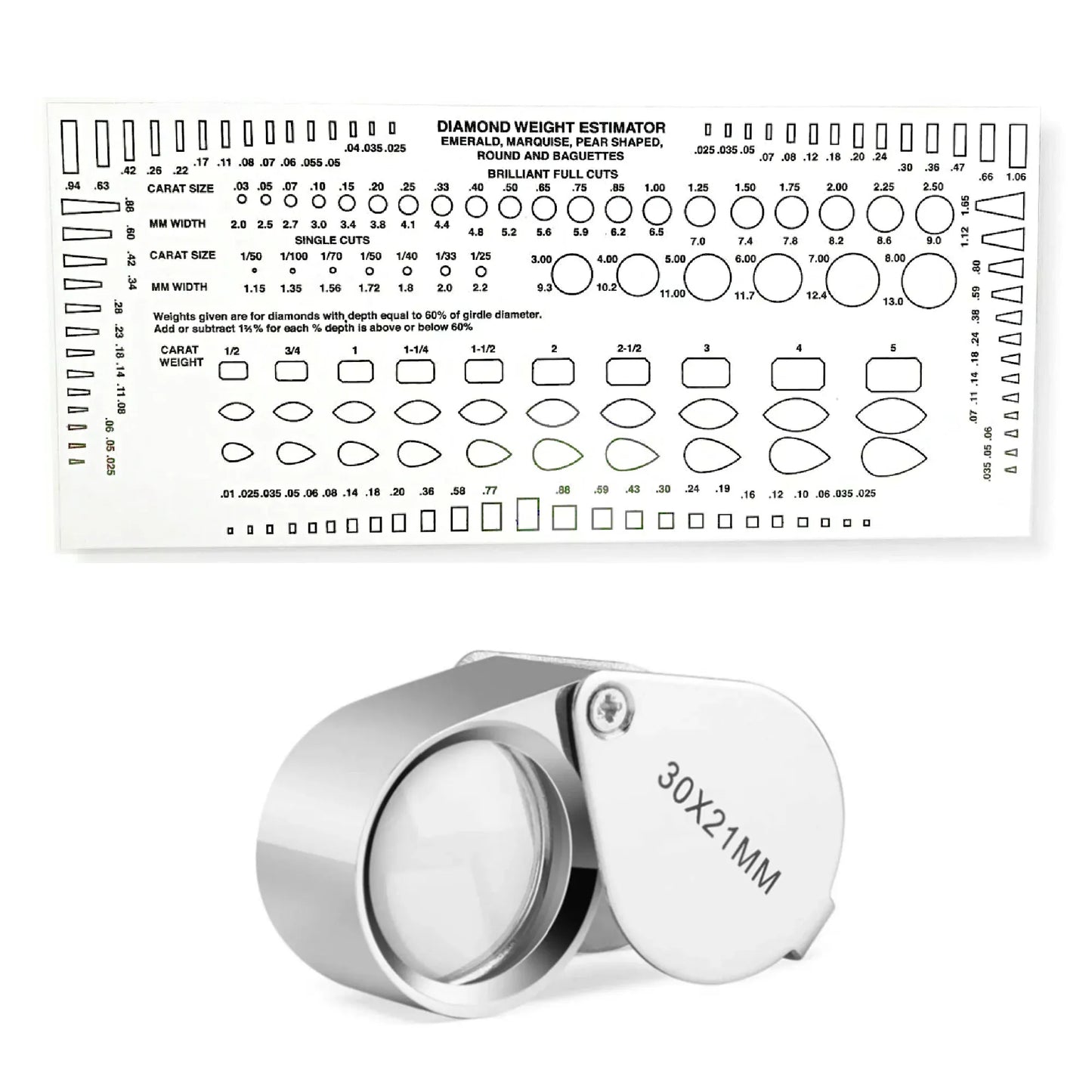 Gold Silver Platinum Diamond Jewelry Tester Appraisal Kit 10K 14K 18K 22K 24K Electronic Scale Test 30X Eye Loupe Magnifier Precious Metals 999 925 Scrap