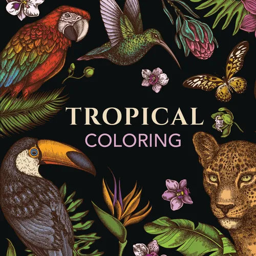 Tropical Coloring (Keepsake Coloring Books) - Paperback