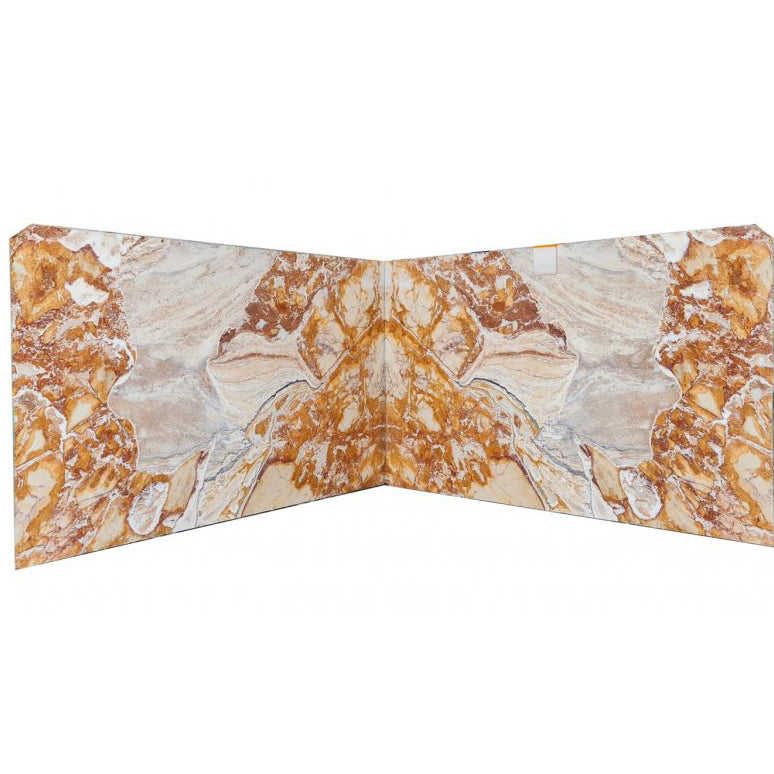 Giallo Fantasia Gold Bookmatching Marble Slabs Polished - Livfloors Collection