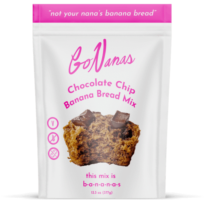 Go Nanas - Chocolate Chip Banana Bread Mix (377G)