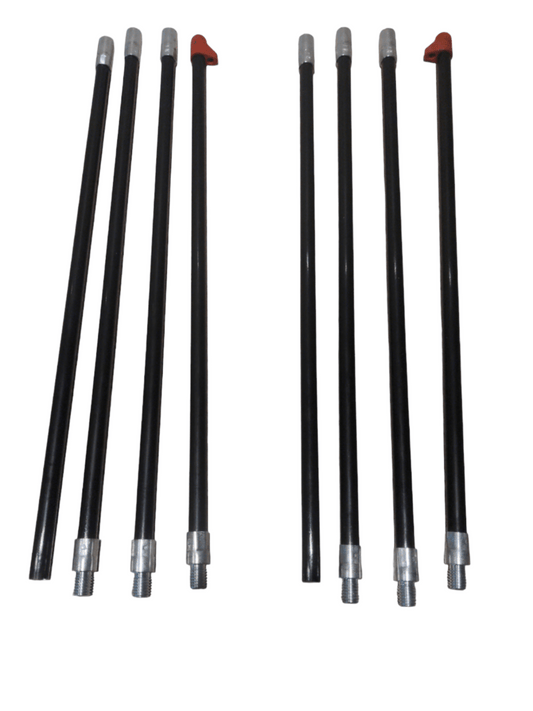 Solid Shag Stop Corner Pole Replacement Set with screw together connectors - Goal Sports Innovation - Little Red General Store