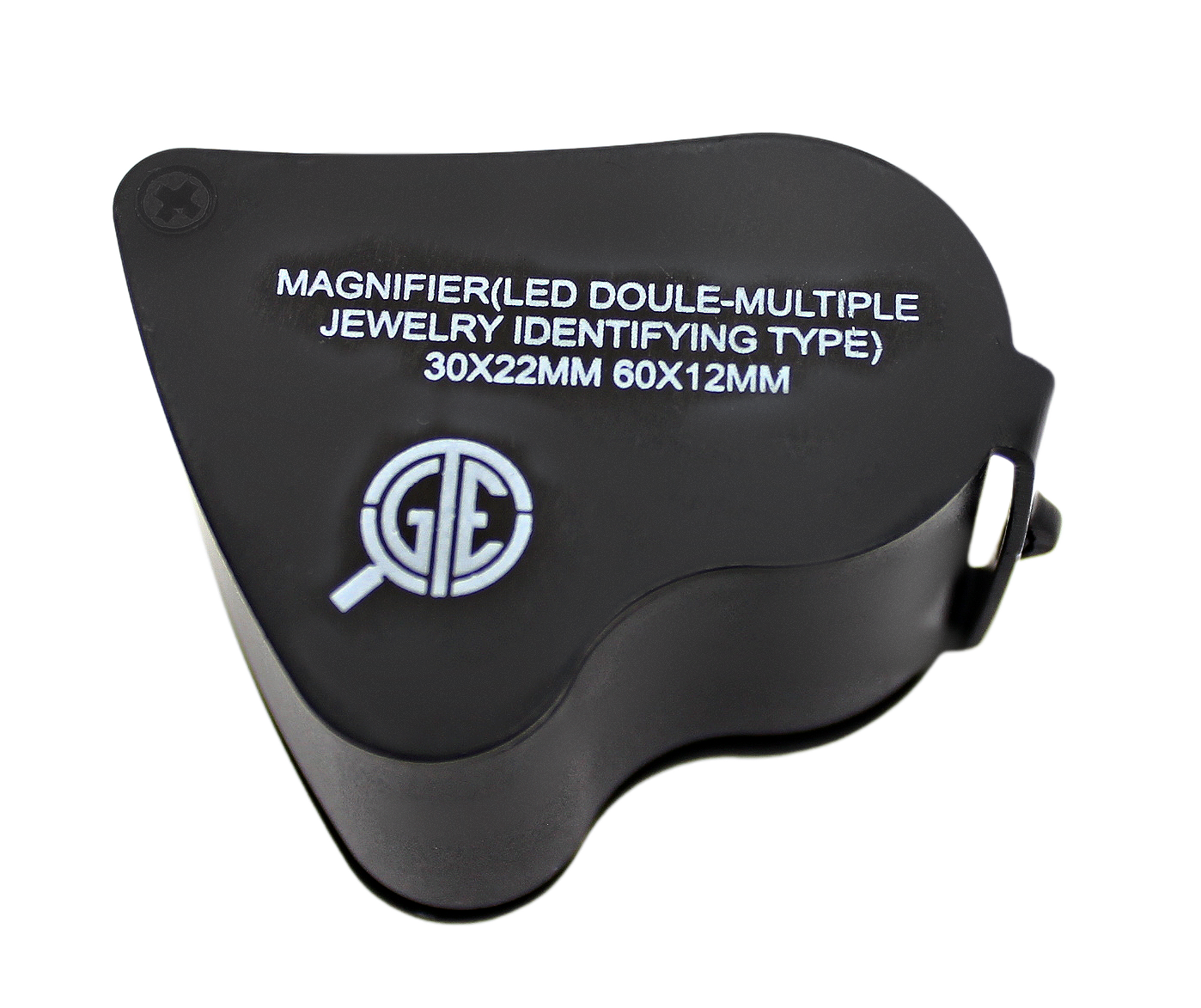 GTE 30X 60X Illuminated Jewelers Eye Loupe Foldable Magnifier Bright LED Light