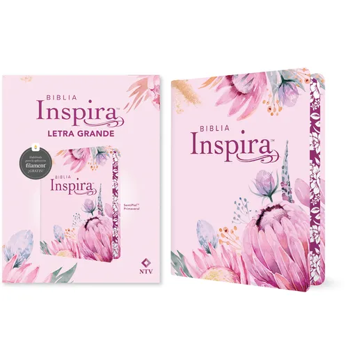 Biblia Inspira Ntv, Letra Grande Con Filament (Sentipiel, Primaveral)