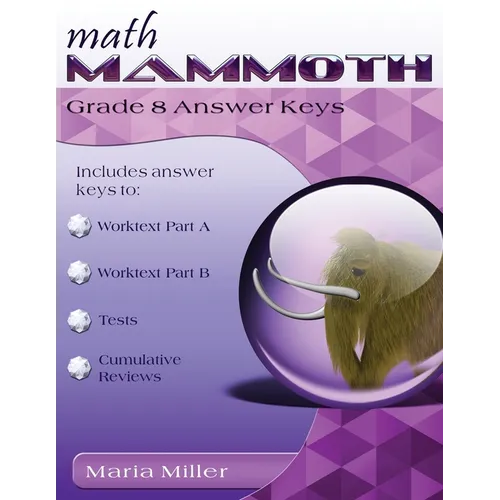 Math Mammoth Grade 8 Answer Keys