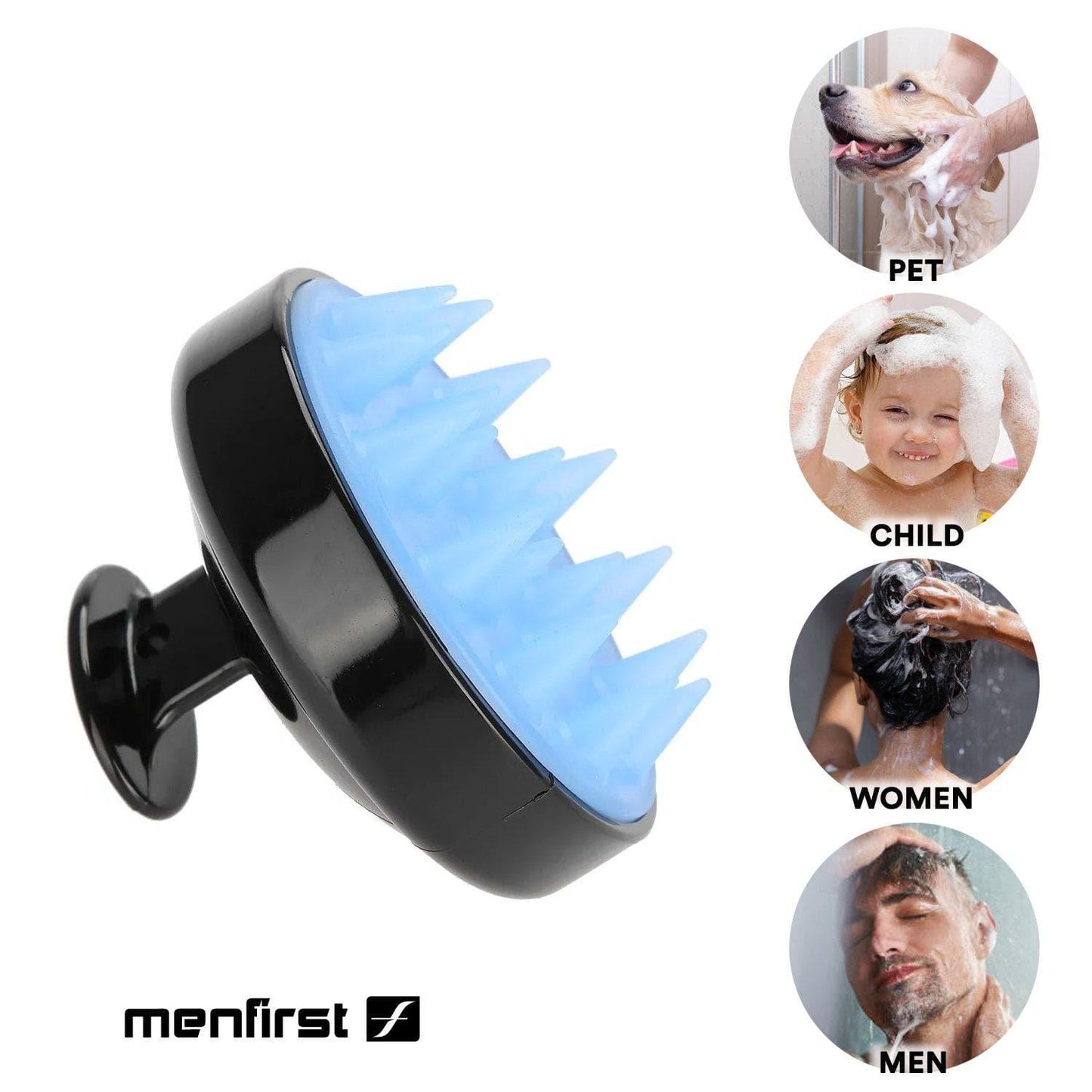 MenFirst Scalp Brush & Massager: Elevate Your Shampoo Routine | Haircare Tool