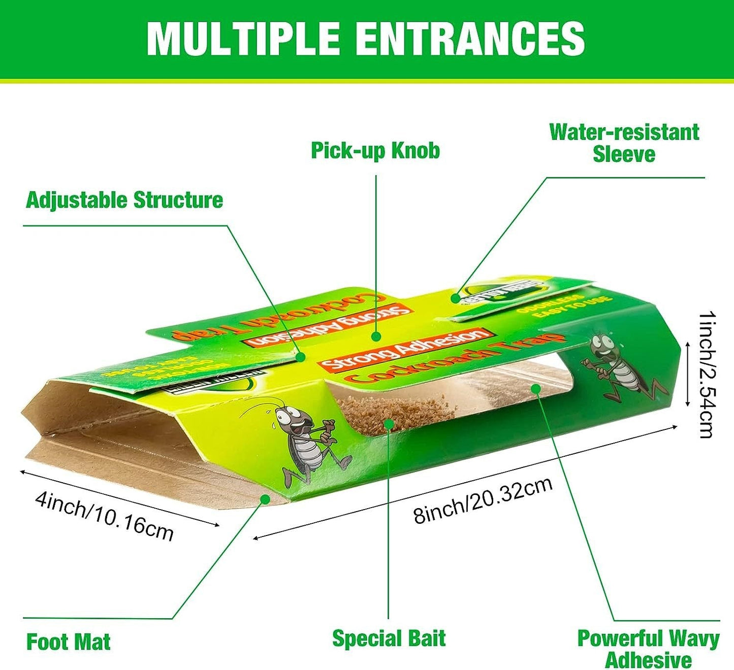 Home Pest Sticky Traps Cockroaches Roach Killer