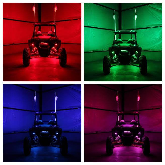 4' LED Whip Xtreme Single Whip