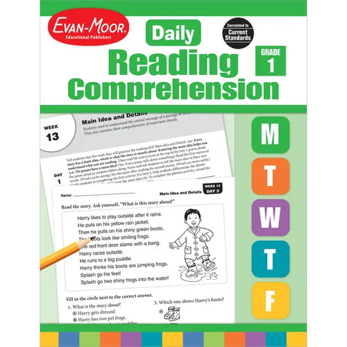 Daily Reading Comprehension, Grade 1 Te