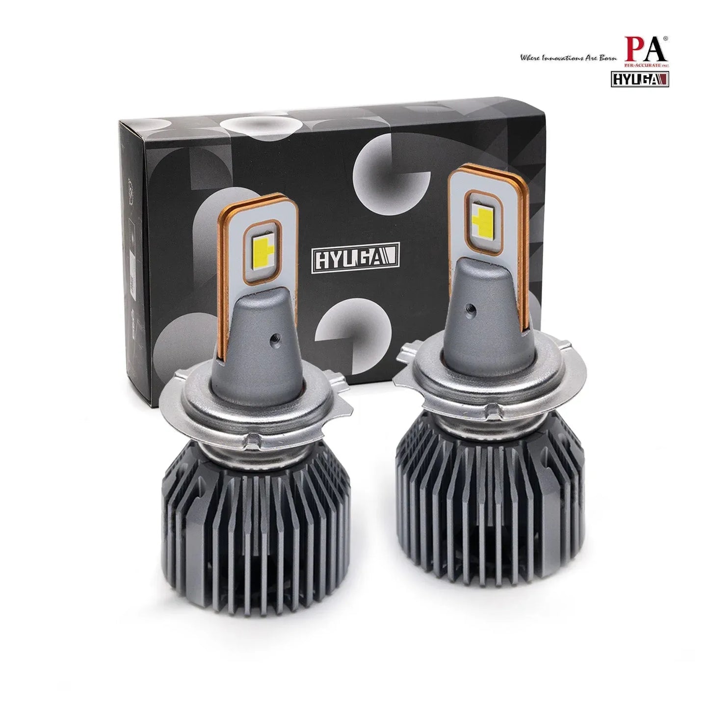HYUGA GX827 H8 H9 H11 H16J LED Headlight Fog Light White 6500k 50W 5700LM｜2 Bulbs