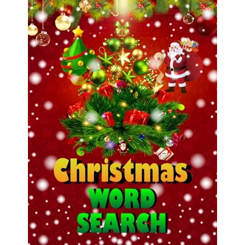 Christmas word search.: Easy Large Print Puzzle Book for Adults, Kids & Everyone for the 25 Days of Christmas.