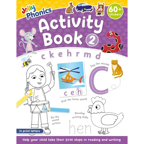 Jolly Phonics Activity Book 2: In Print Letters (American English Edition)
