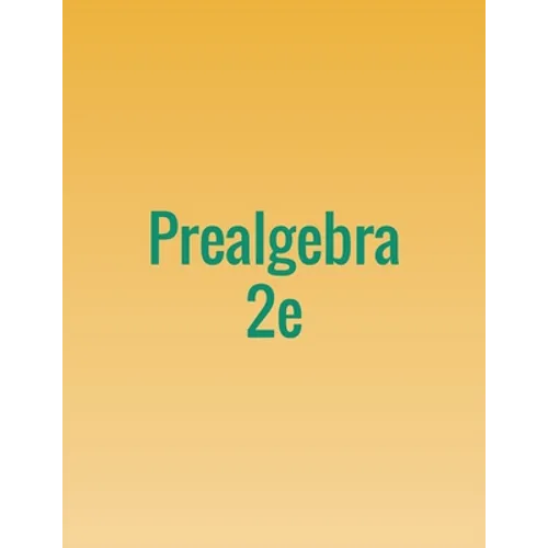 Prealgebra 2e