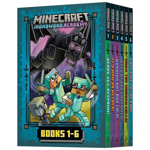 Minecraft Ironsword Academy Books 1-6 Boxed Set