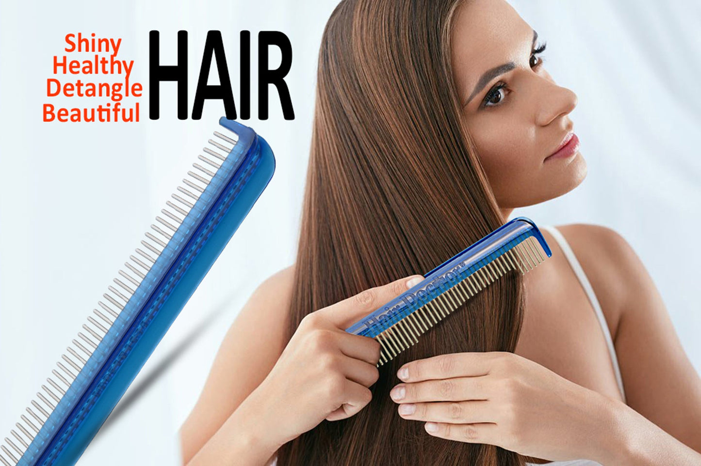 Vanity Comb with Rotating Pins Reduces Hair Damage - Hair Doctor Products - Little Red General Store