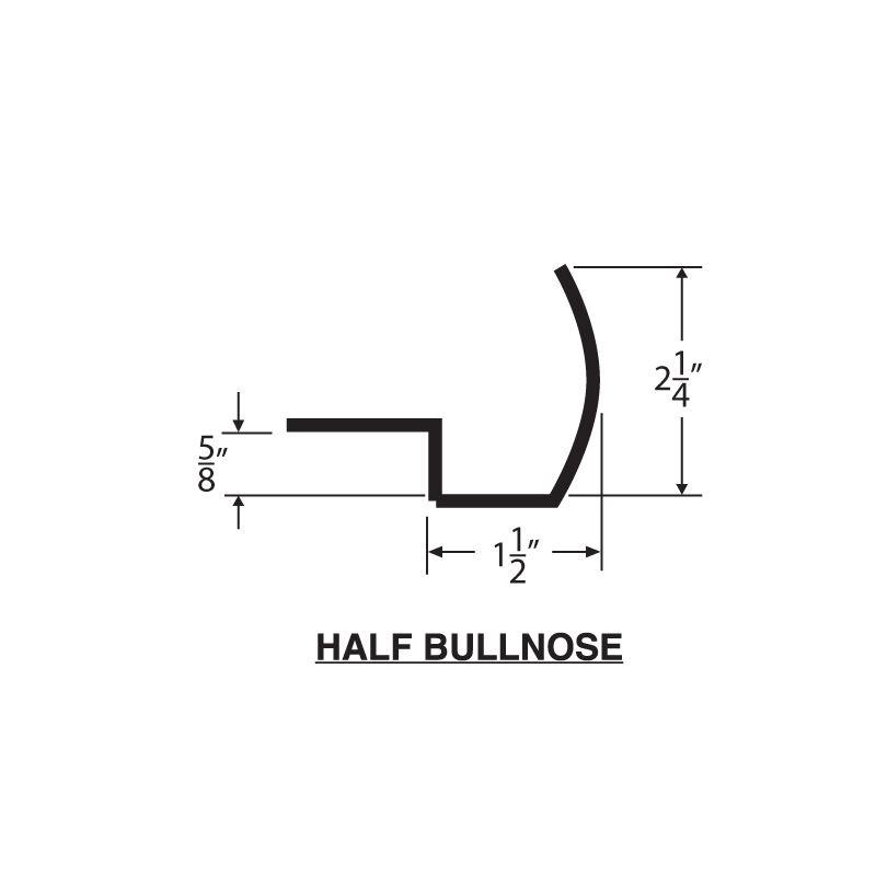 Half Bullnose Countertop Form