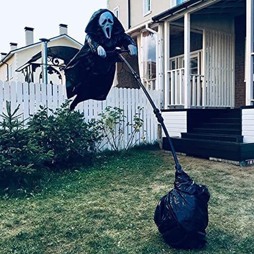Halloween Decoration Tricky Props Skull Screaming Scarecrow Home Decor