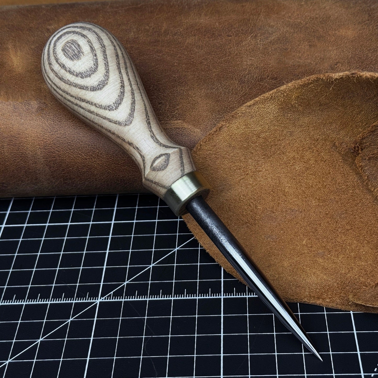 Hand-Forged Leatherworking Awl
