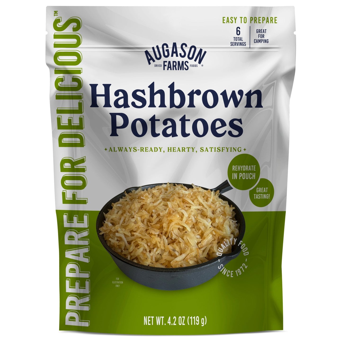 Hashbrown Potatoes Pouch, 6 Servings