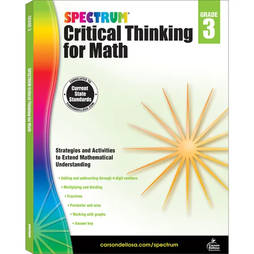 Spectrum Critical Thinking for Math, Grade 3: Volume 45