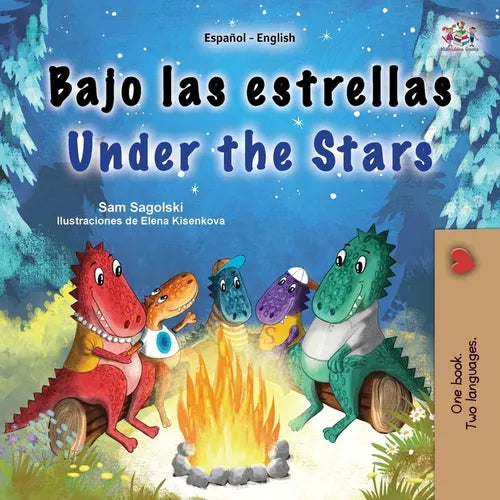 Under the Stars (Spanish English Bilingual Kids Book): Bilingual children's book