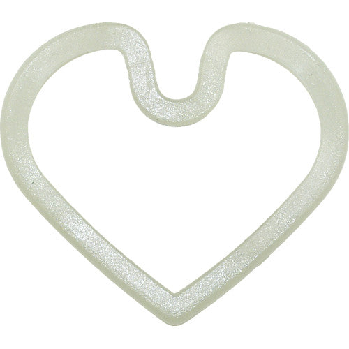 Quick-Tag Large Heart Glow-in-the-Dark Silencer