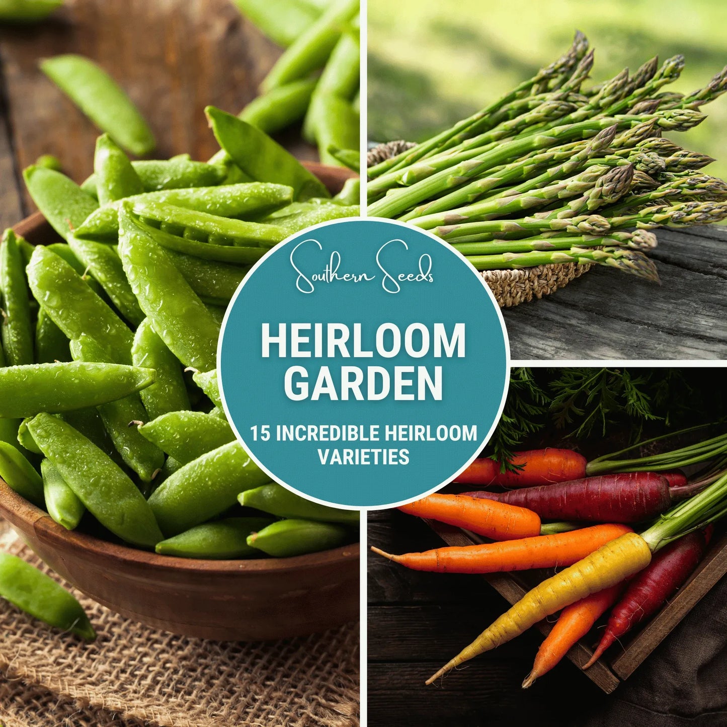 Heirloom Vegetable Seed Collection – 15 Varieties
