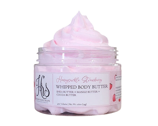 Honeysuckle Strawberry Whipped Body Butter