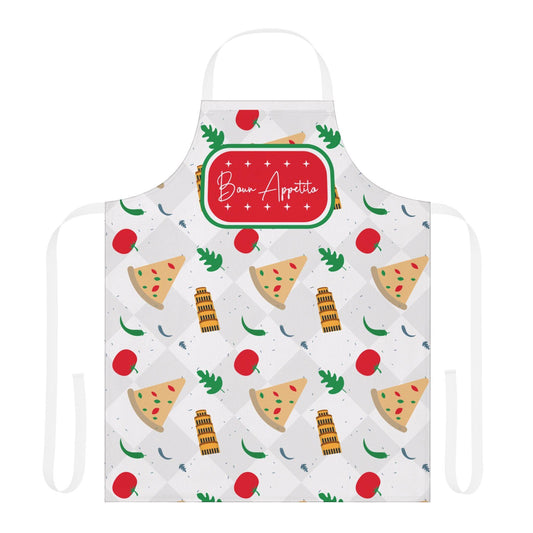 Italian Cuisine Apron - Festive Edition - HouseHarmoni - Little Red General Store