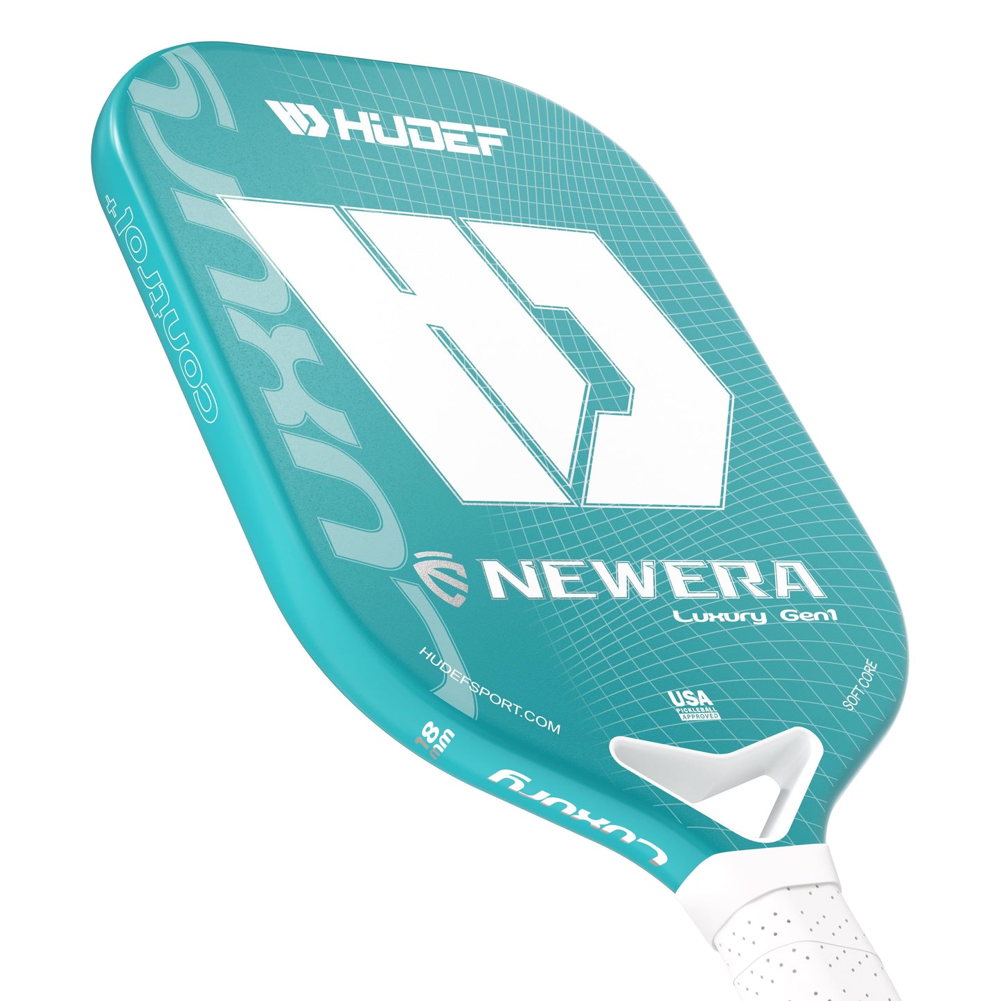 Hudef Newera Luxury™ Gen 1 (Elongated) Cyan Pickleball Paddle - Hudef Sport - Little Red General Store