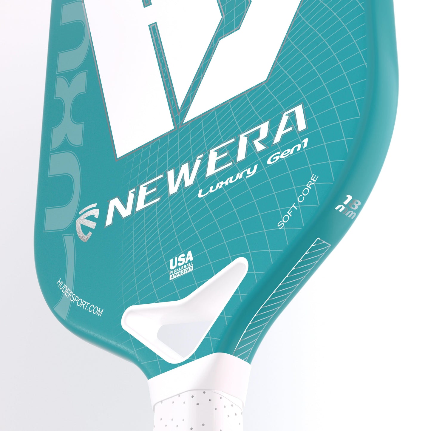 Hudef Newera Luxury™ Gen 1 (Elongated) Cyan Pickleball Paddle - Hudef Sport - Little Red General Store