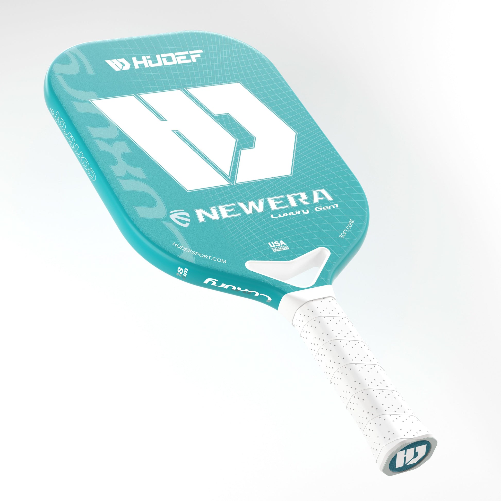 Hudef Newera Luxury™ Gen 1 (Elongated) Cyan Pickleball Paddle - Hudef Sport - Little Red General Store
