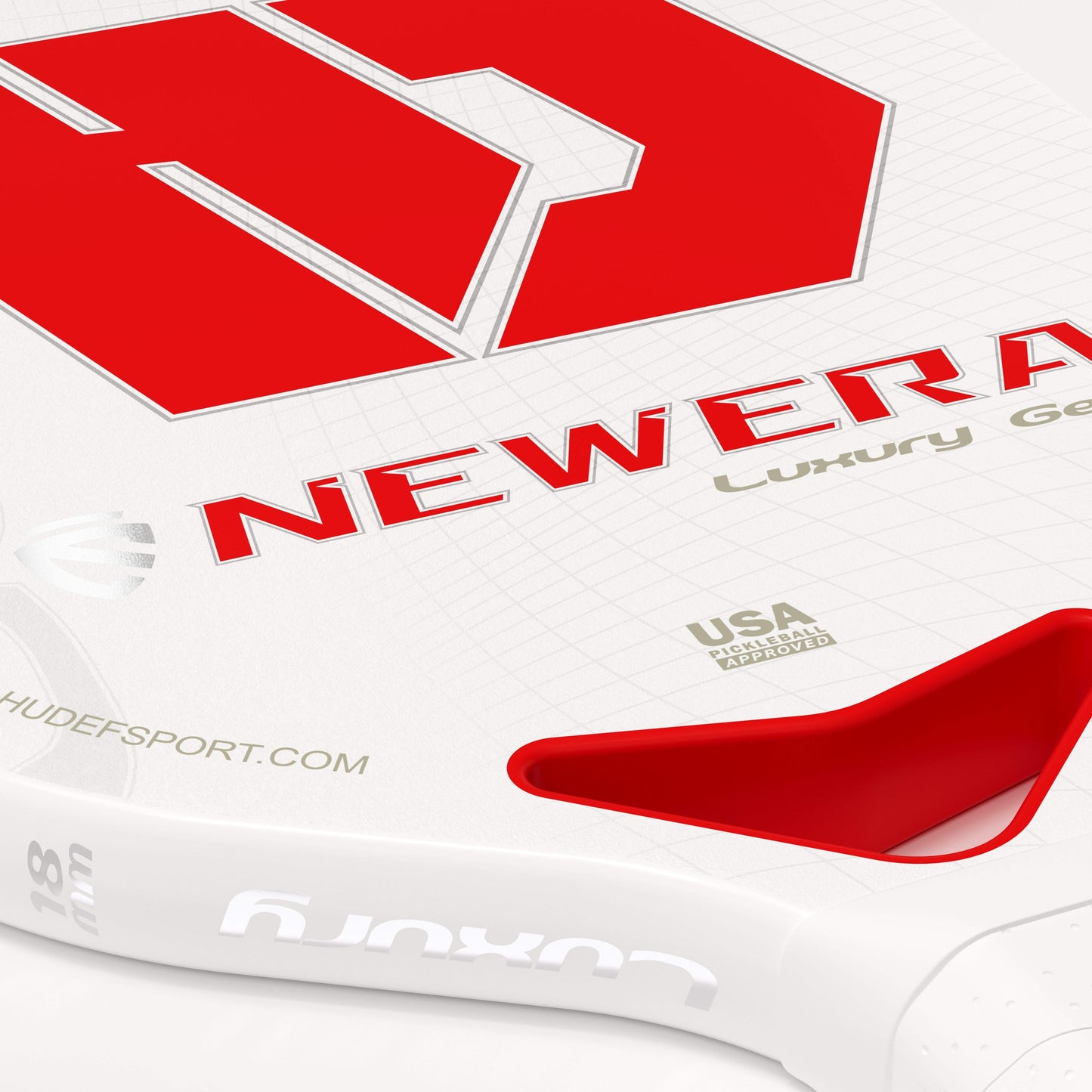 Hudef Newera Luxury™ Gen 1 (Elongated) White Pickleball Paddle - Hudef Sport - Little Red General Store