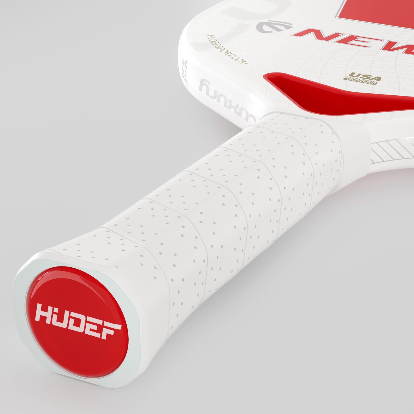 Hudef Newera Luxury™ Gen 1 (Elongated) White Pickleball Paddle - Hudef Sport - Little Red General Store